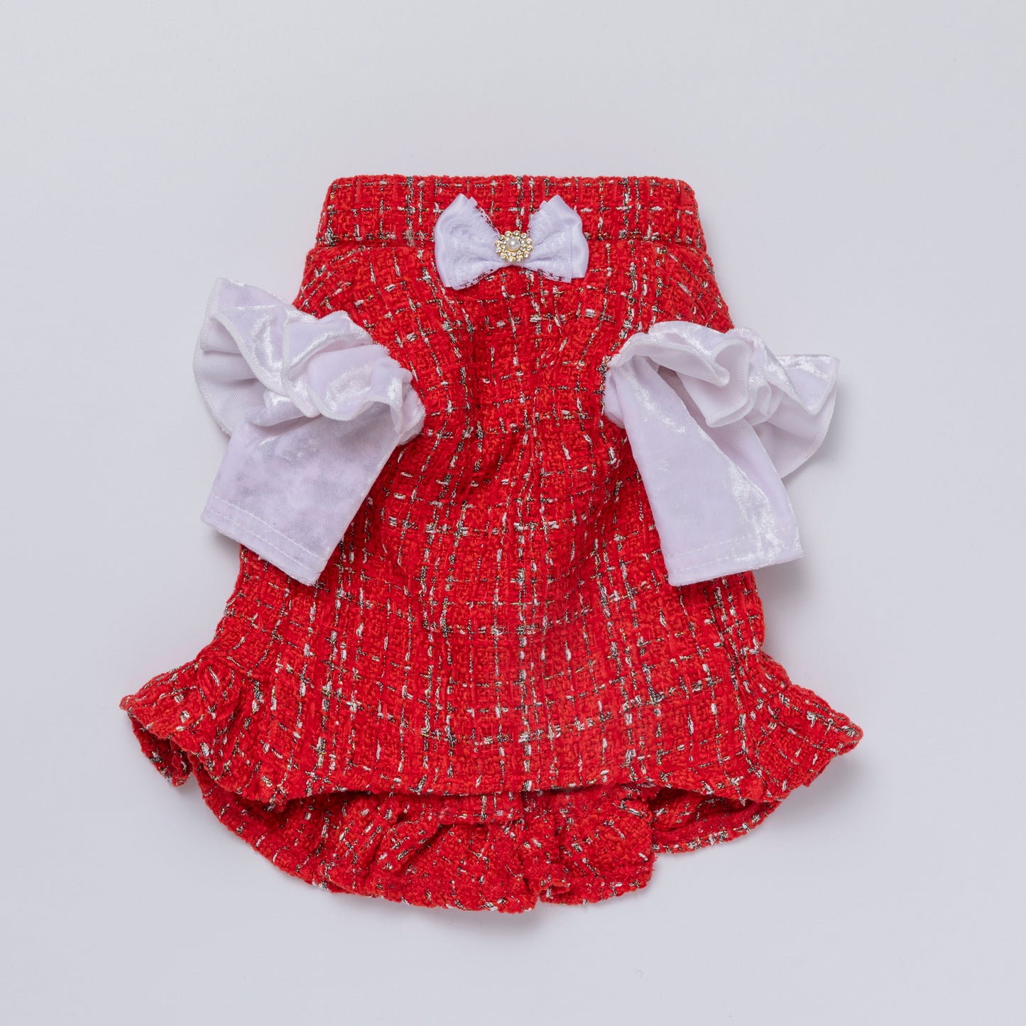Tweed dress【Red】