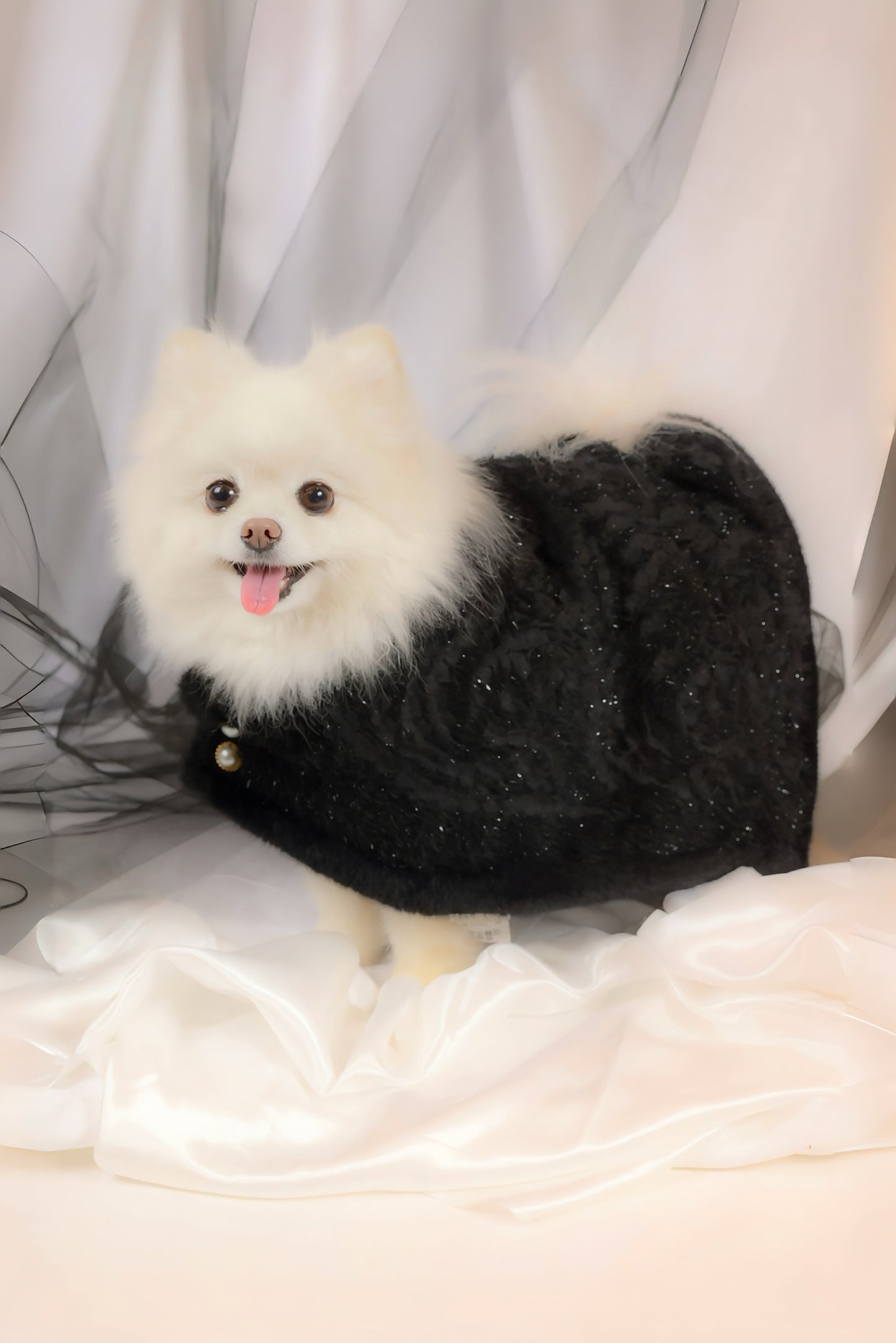 Sparkly Cape 【Black】