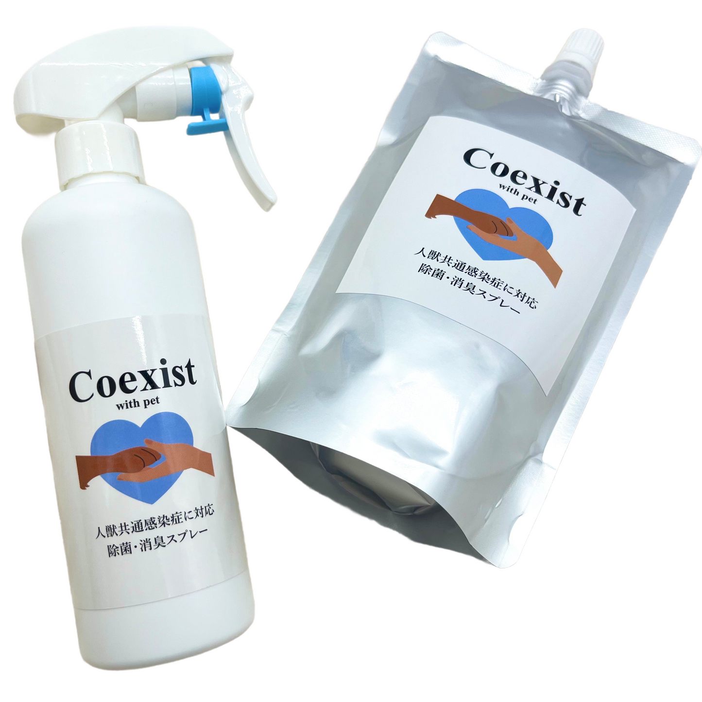 Coexist with pet スプレー&詰め替えセット
