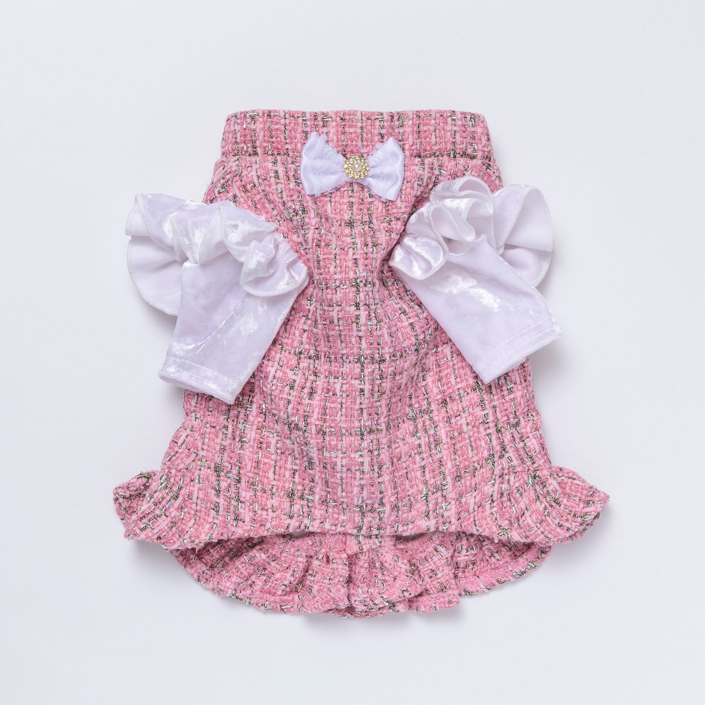 Tweed dress【Pink】