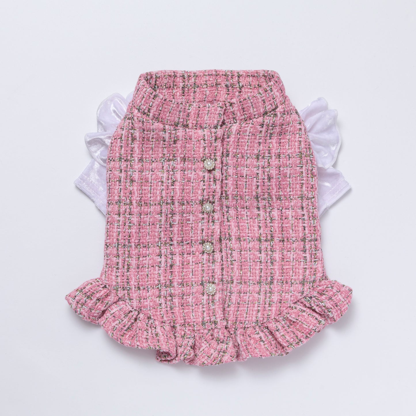 Tweed dress【Pink】